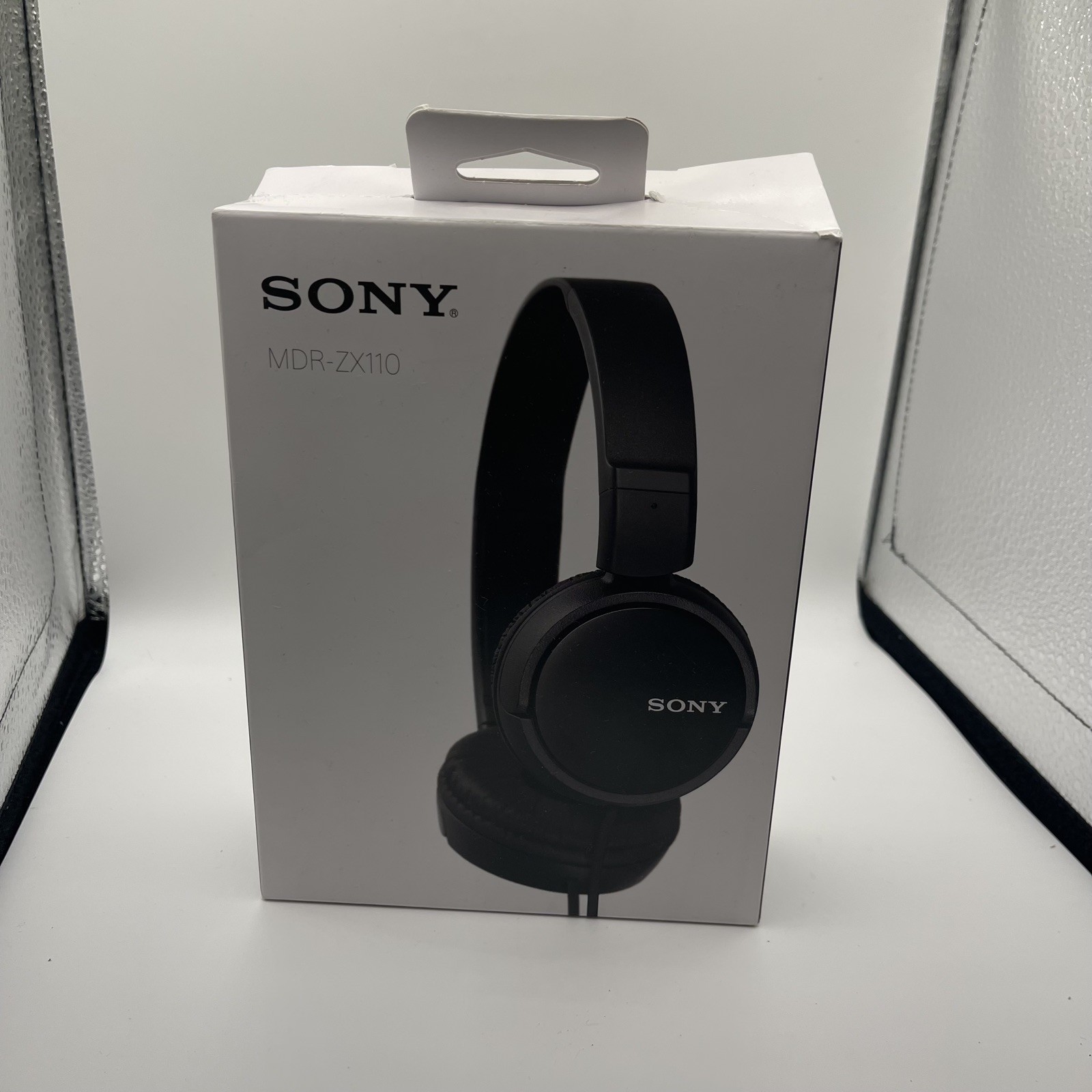 Sony MDR-ZX110 Wired Ear-Pad (On the Ear) Headband Headphones in Black