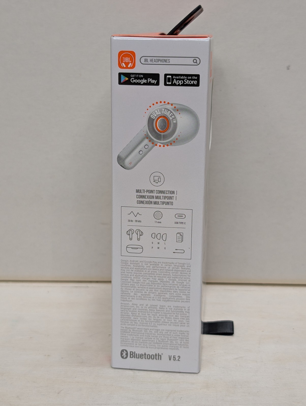 JBL Live Pro 2 Wireless Bluetooth Noise Cancelling Earbuds, Silver Brand New
