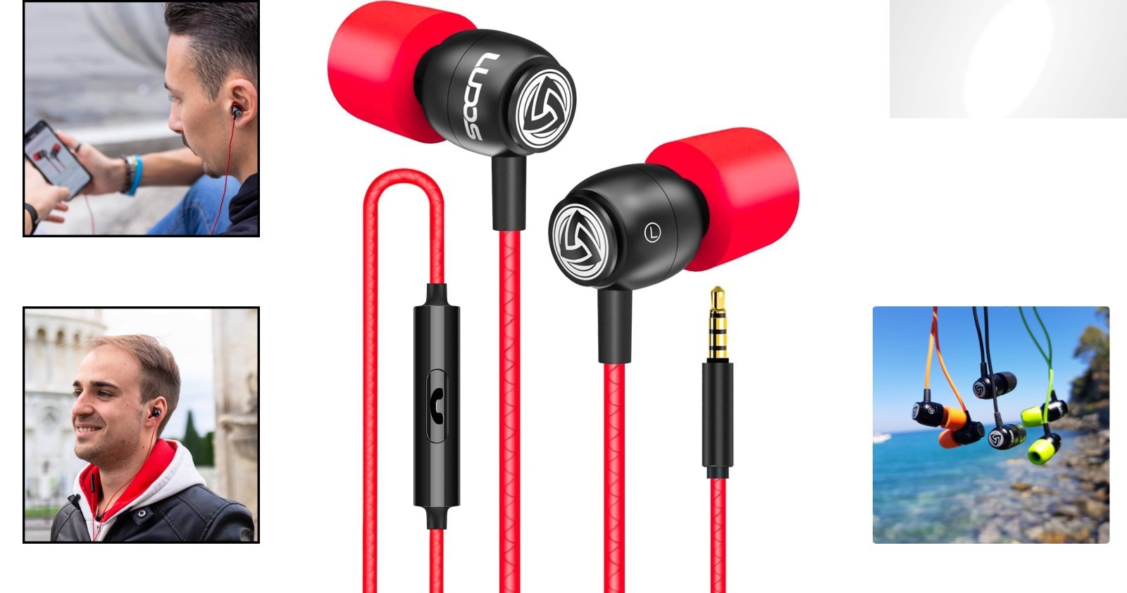 Wired Earbuds with Mic & Noise Isolation – Perfect for Kids & Adults