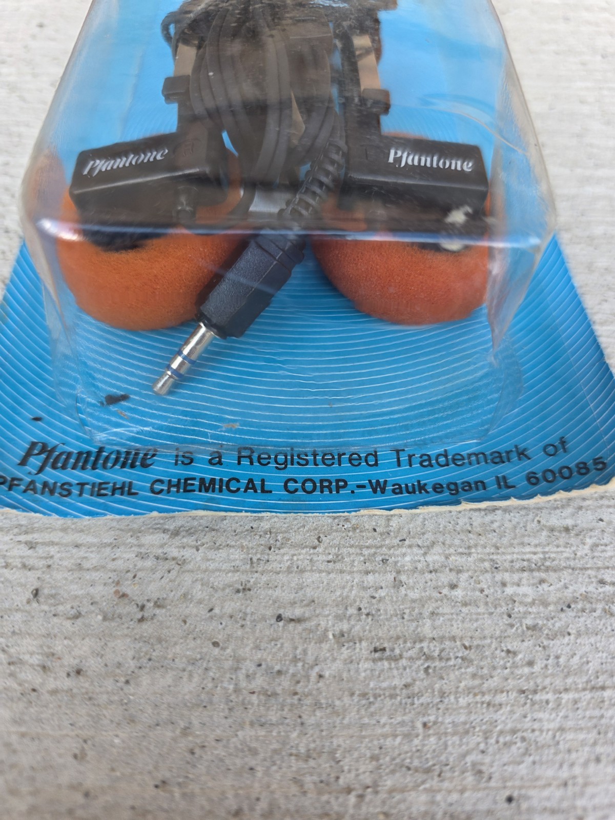Phantone MHP-25 Headphones Vintage Retro Orange Pads New Old Stock