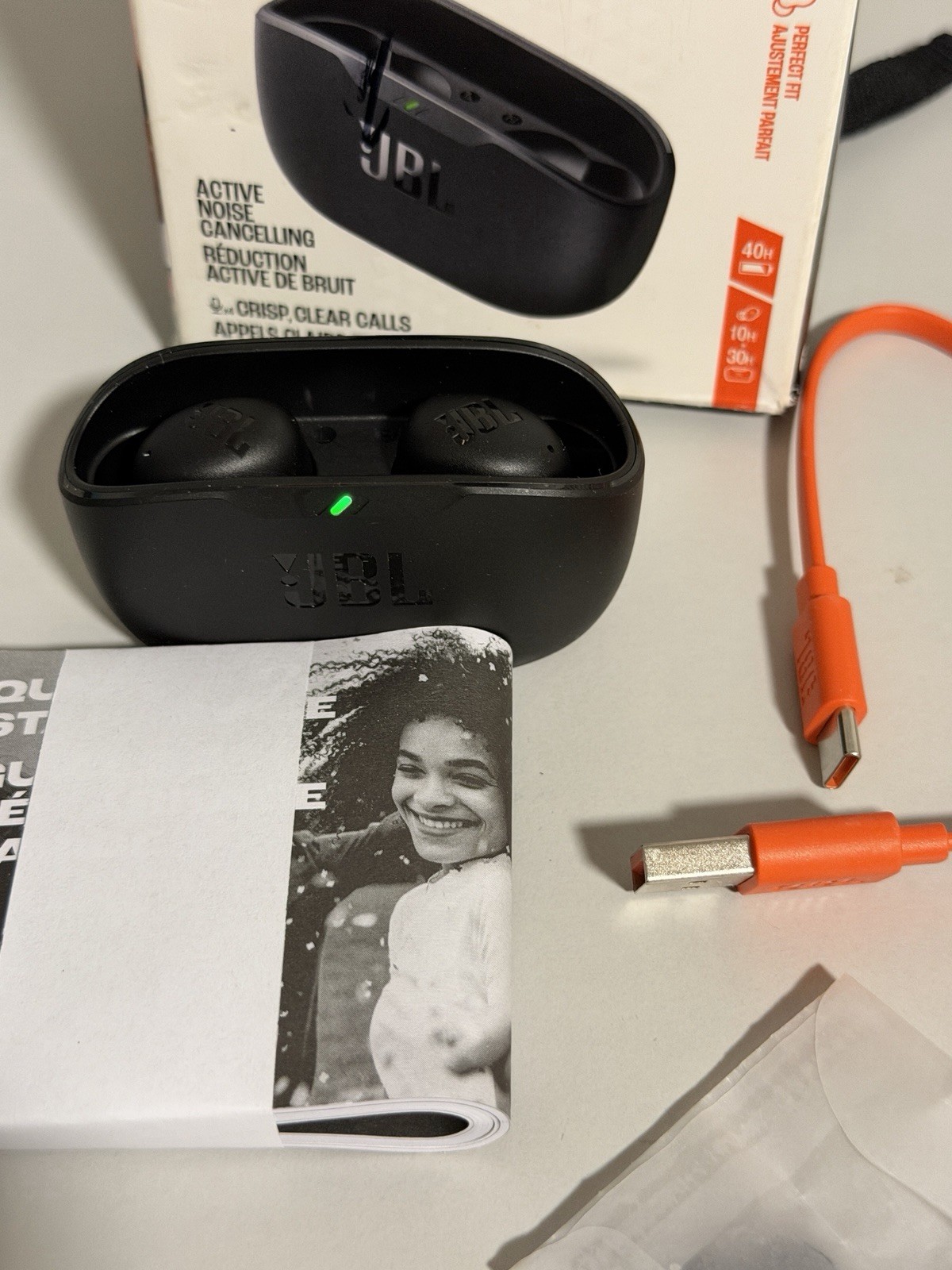 New JBL Vibe Buds 2 – True Wireless Noise Cancelling Earbuds Pure Bass Sound