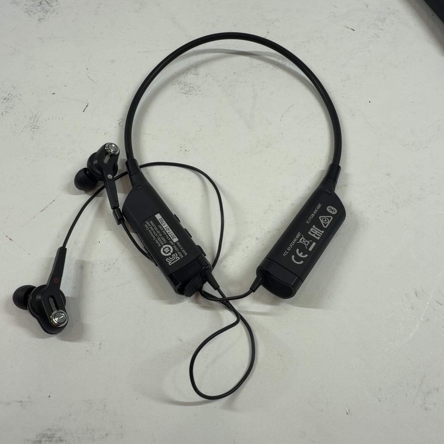 Audio-Technica ATH-ANC40BT Wireless In-Ear Bluetooth Headphones Black ATHANC40BT