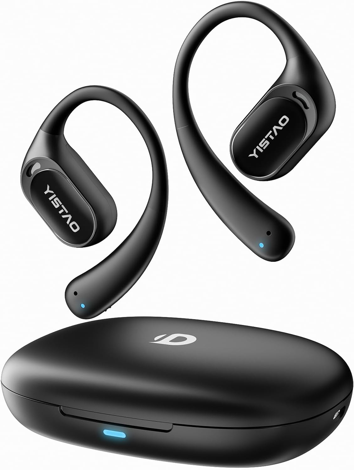 Open Ear Headphones with 35 Hours Playtime, True Wireless Air Conduction Earbuds