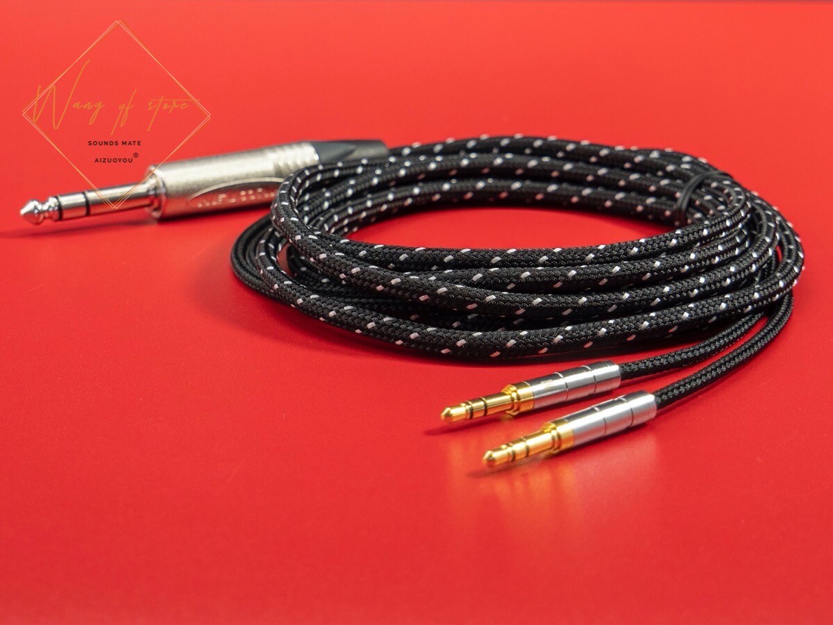 Hifi Balanced Audio Cable For Sony MDR Z7 Headphone 6.35 mm XLR 4 Pins Plug