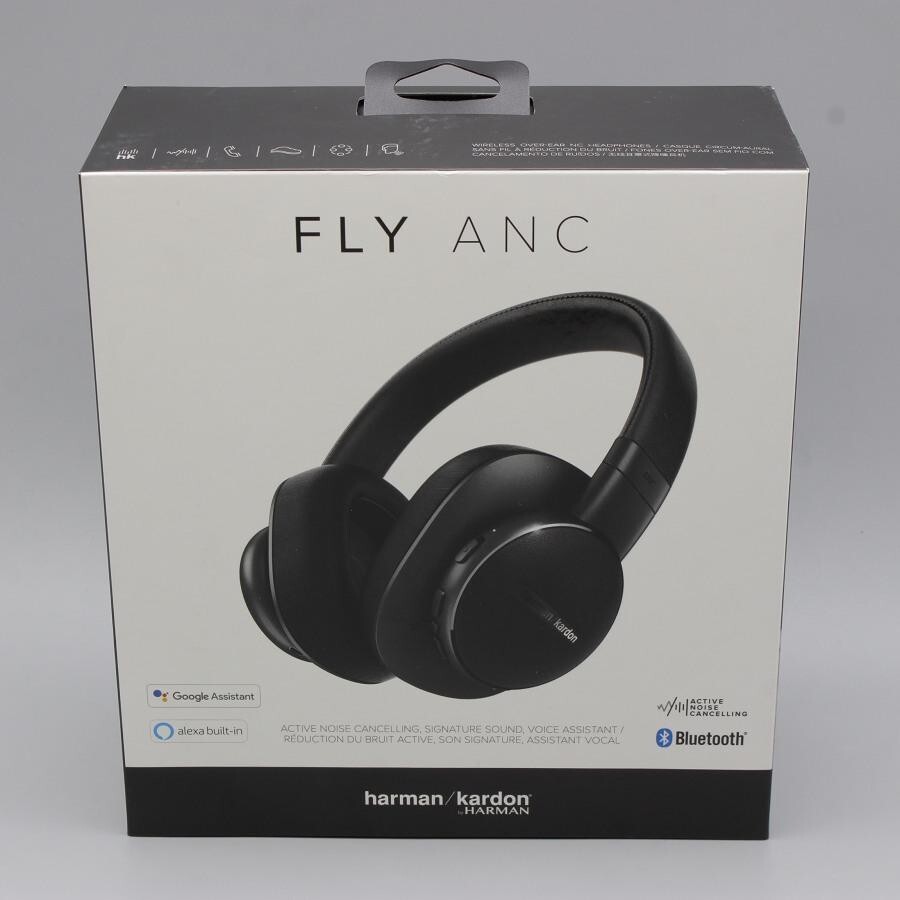 Harman Kardon Headphones FLY ANC Over-Ear Noise Canceling Bluetooth USED
