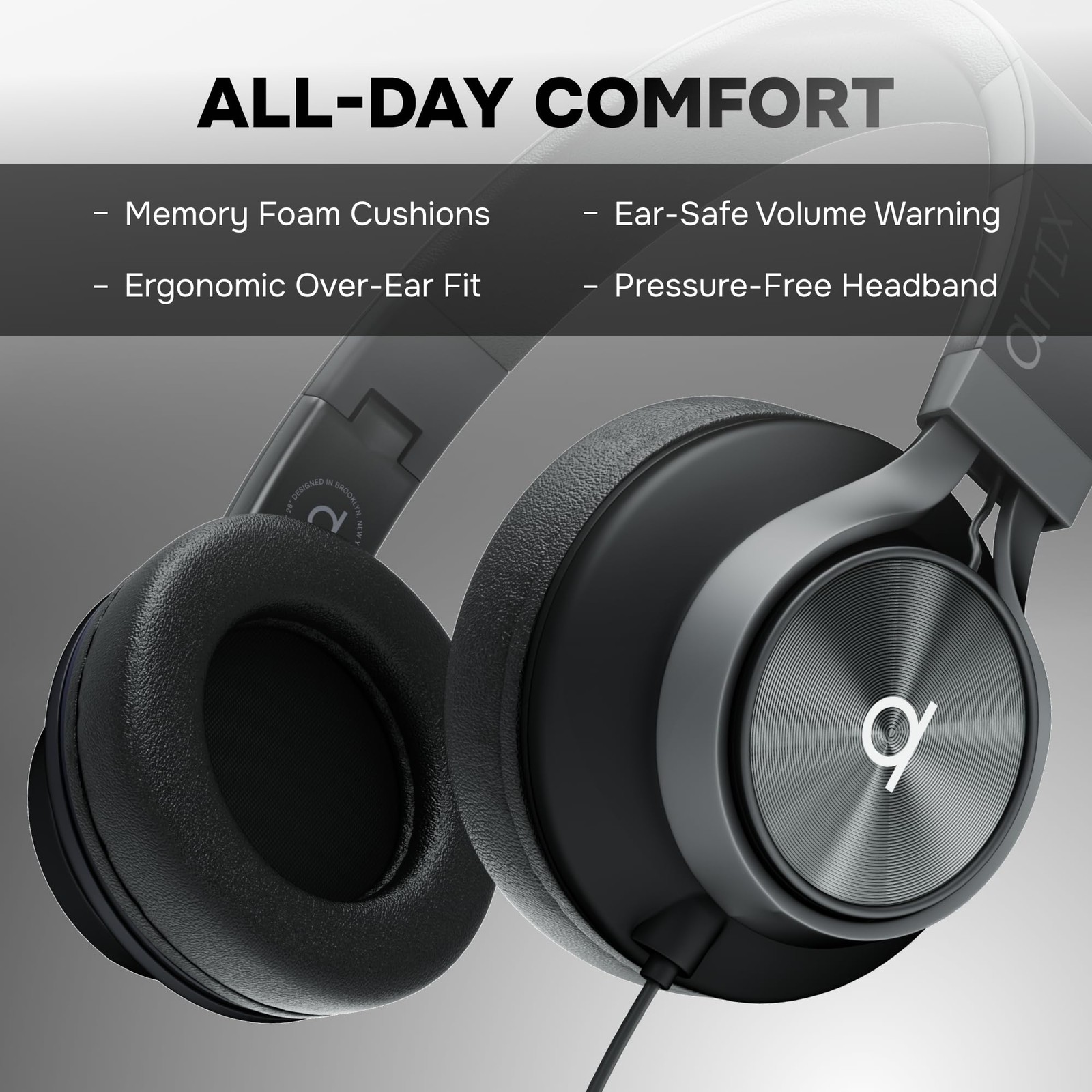 CL750 Adults & Kids Headphones with Cord – Plug-In Over Ear Headphones Wired …