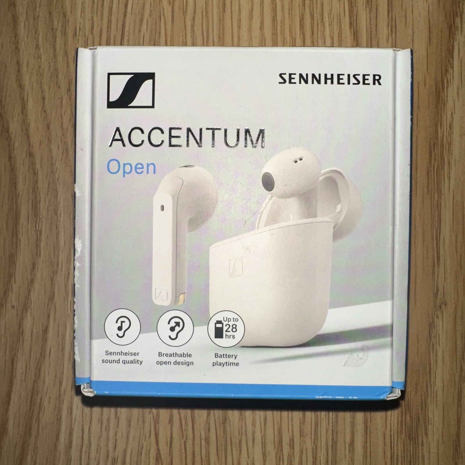 Sennheiser ACCENTUM Open Wireless Earbuds – Cream IYKYK