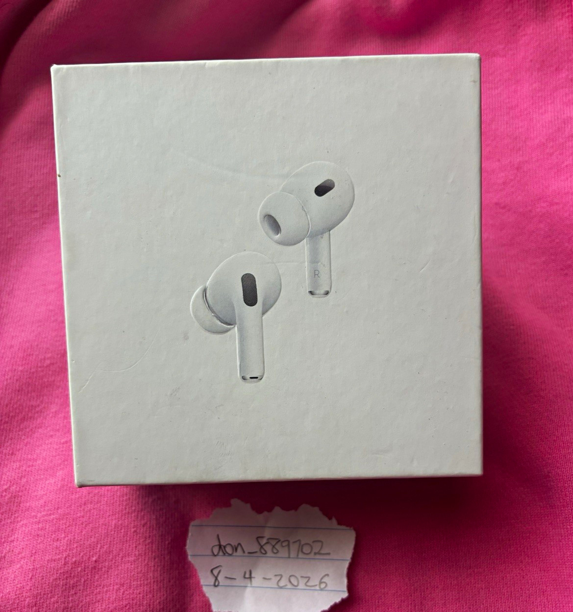 Apple AirPods Pro Wireless Bluetooth In-Ear Earbuds w/ Charging Case Box White