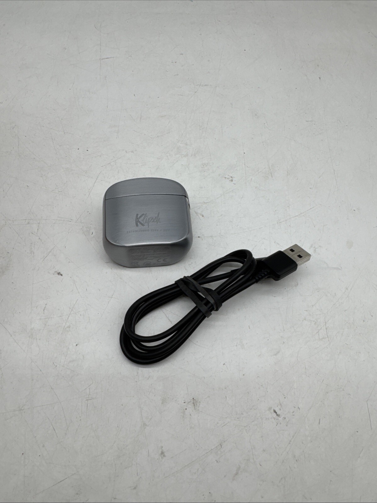 Klipsch T5 II True Wireless Bluetooth 5.0 Earphones in Silver. D4