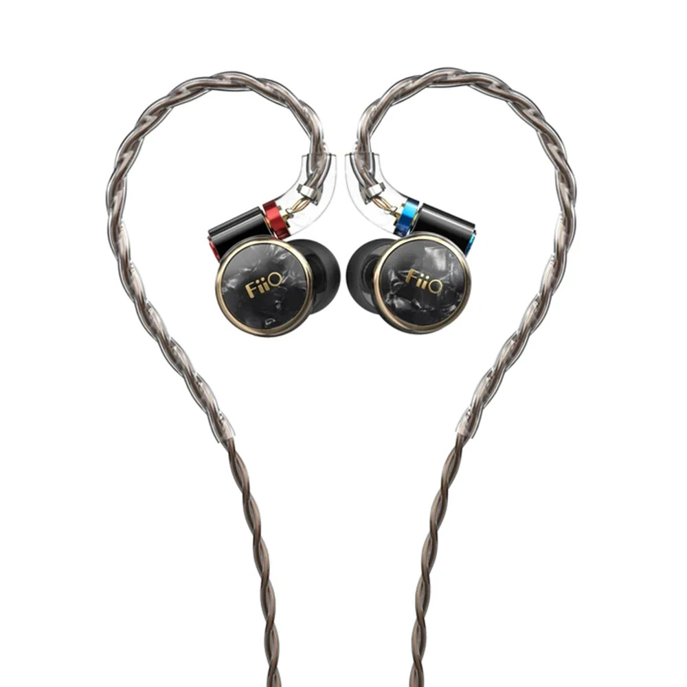 FiiO FD3 1DD In-Ear Earphones 12mm DLC wired Hi-Res Detachable MMCX (Black)