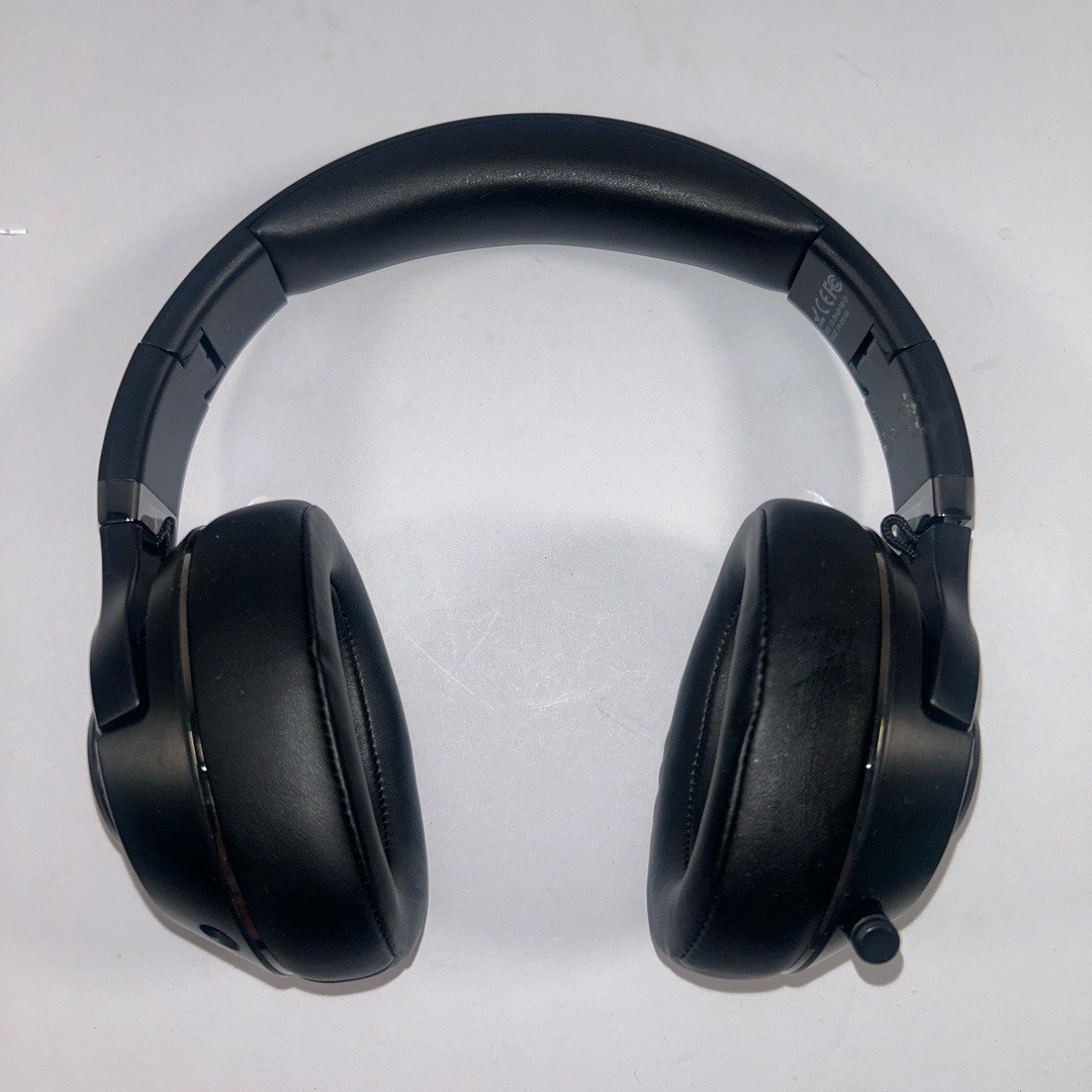 Untested CINPUSEN Gaming Headset Black Over Ear Retractable Mic Immersive Sound