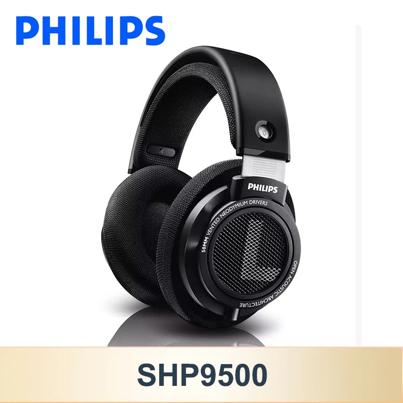 Philips SHP9500 Headphone HiFi Stereo Wired Earphone Computer Online Learning