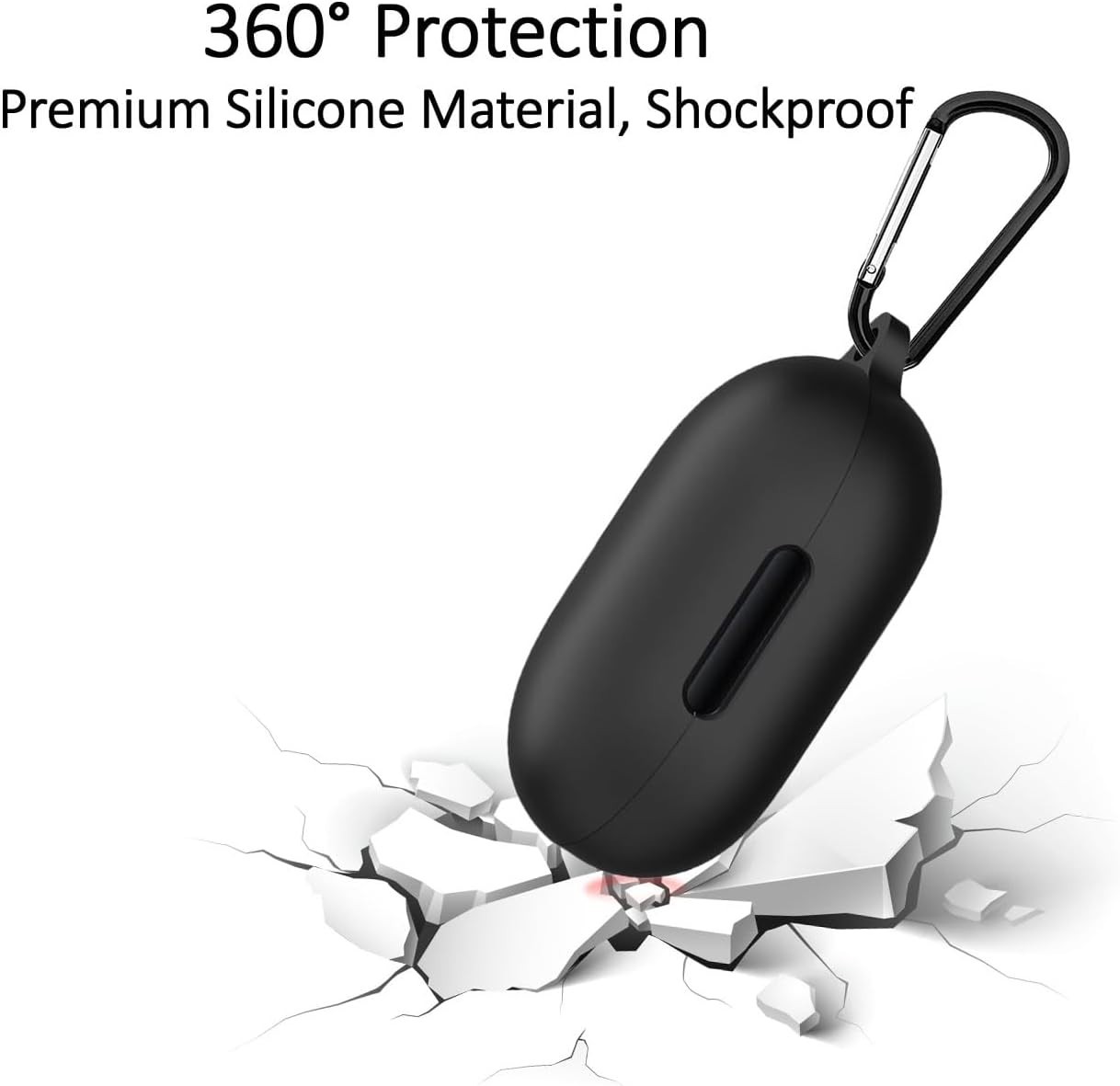 Soundcore Space A40 Silicone Ear Tips Kit with Carabiner & Protective Case