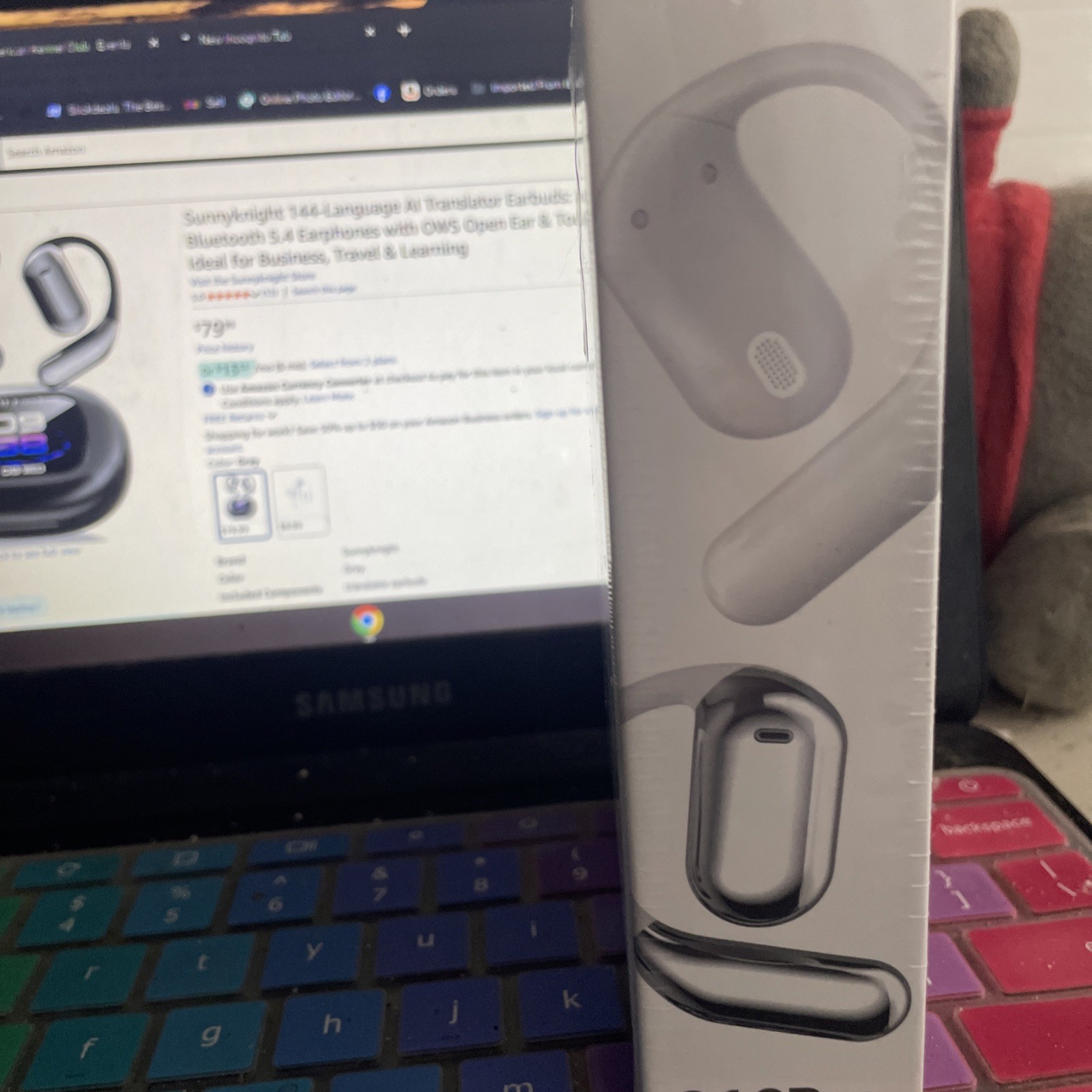 Sunny knight 144 languages AI translator earbuds