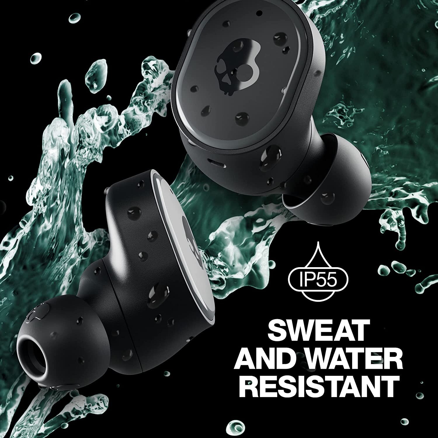 Skullcandy SESH ANC Wireless In-ear Bluetooth Earbuds (Certified Refurb)-BLACK