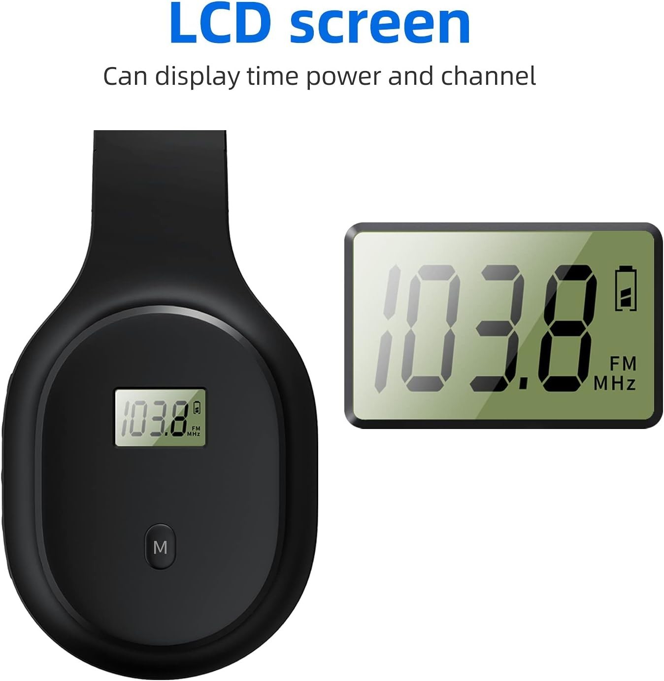 Rechargeable Bluetooth 5.0 Headset with FM Radio – Perfect for Active Lifestyles
