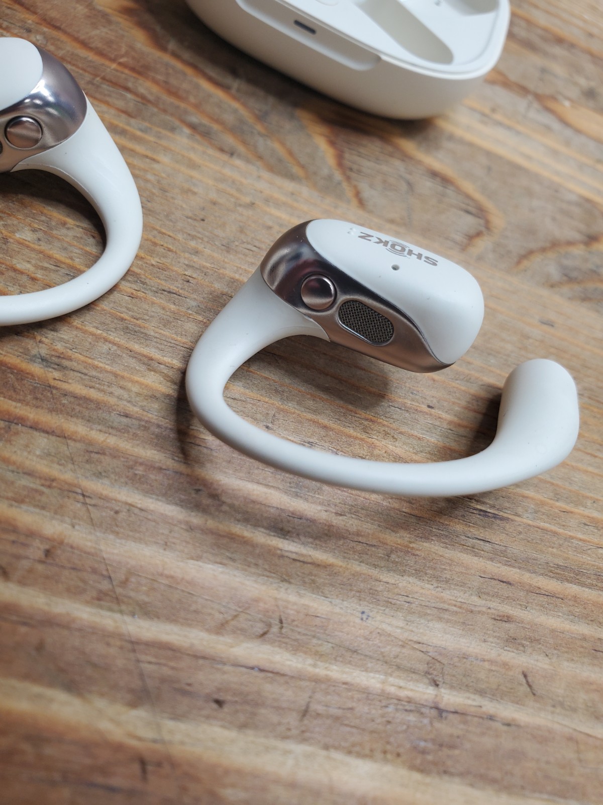 Shokz OpenFit 2 Wireless Open-Ear Earphones – Biege (T920 ) Great Condition
