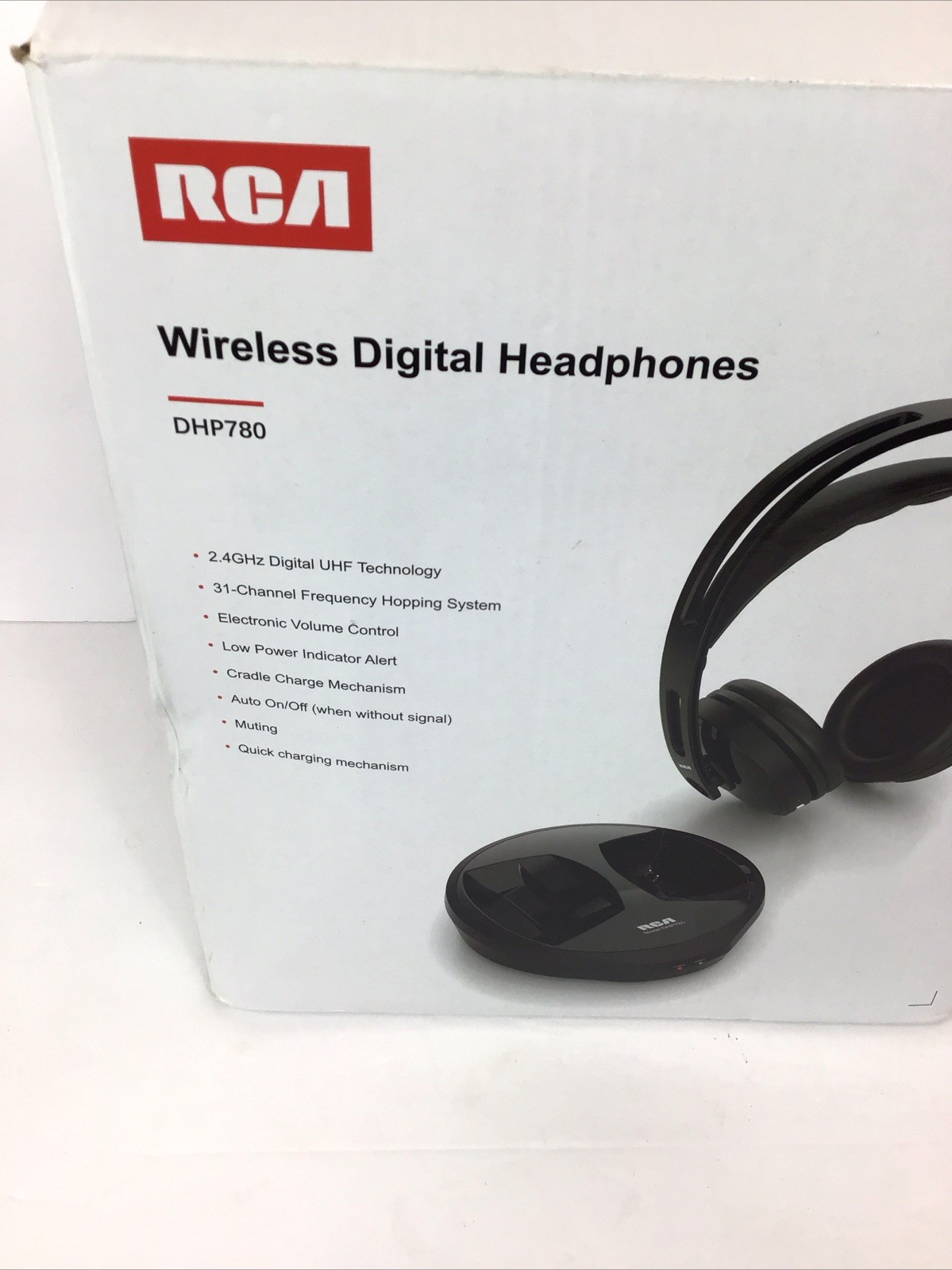 RCA Wireless Digital TV Headphones Model DHP780 Used