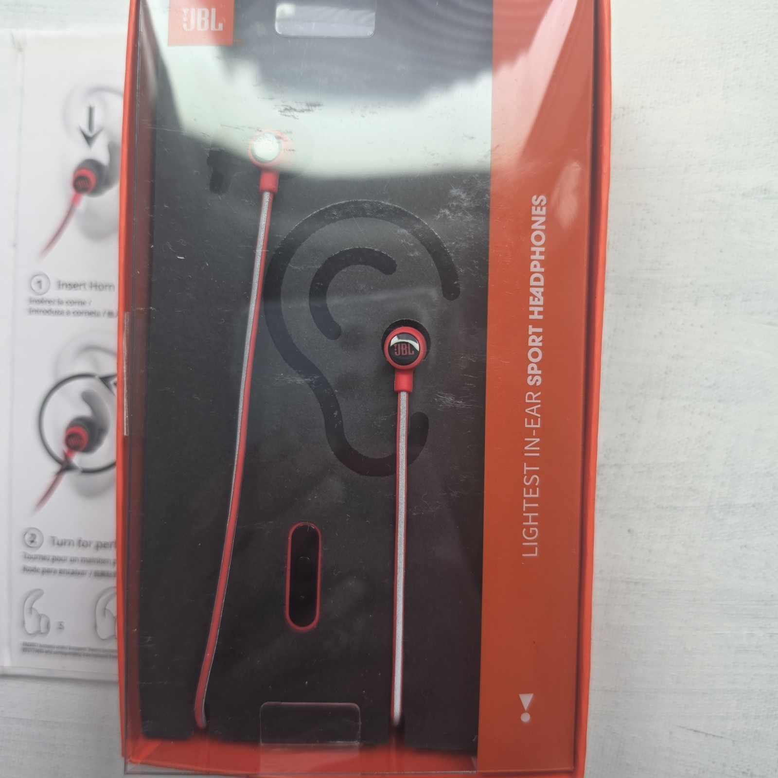 JBL Reflect Mini In-Ear Sport Earbuds Black Mic Sweat-Proof 3.5mm