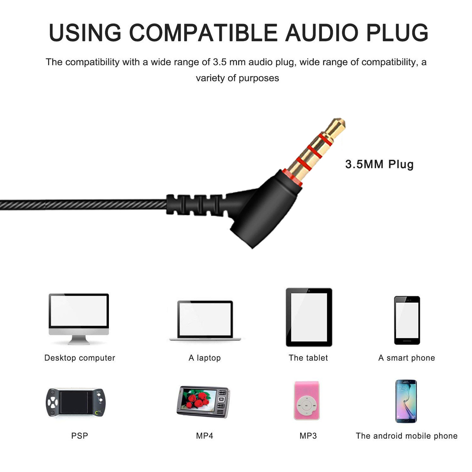 Earphones Headphones, Powerfull Bass Driven Sound, with Pro 12mm Large Drivers