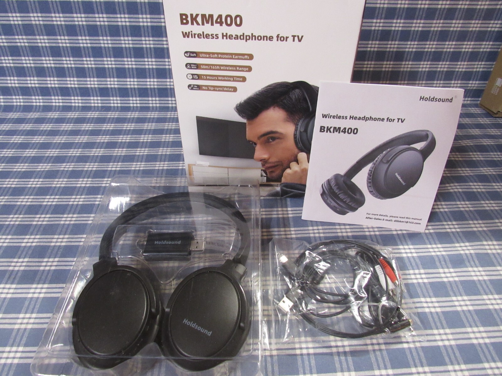 Tianfucen Wireless Headphones for TV BKM400 (New Open Box) FAST FREE SHIPPING.