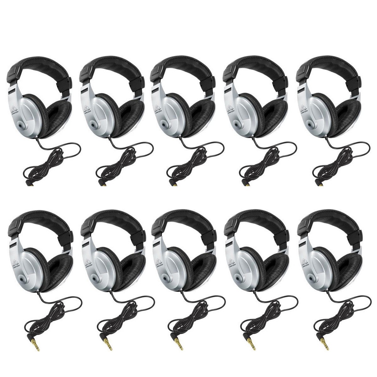 Behringer HPM-1000 All-Purpose Closed-Back Headphones 10-Pack #HPM1000 10