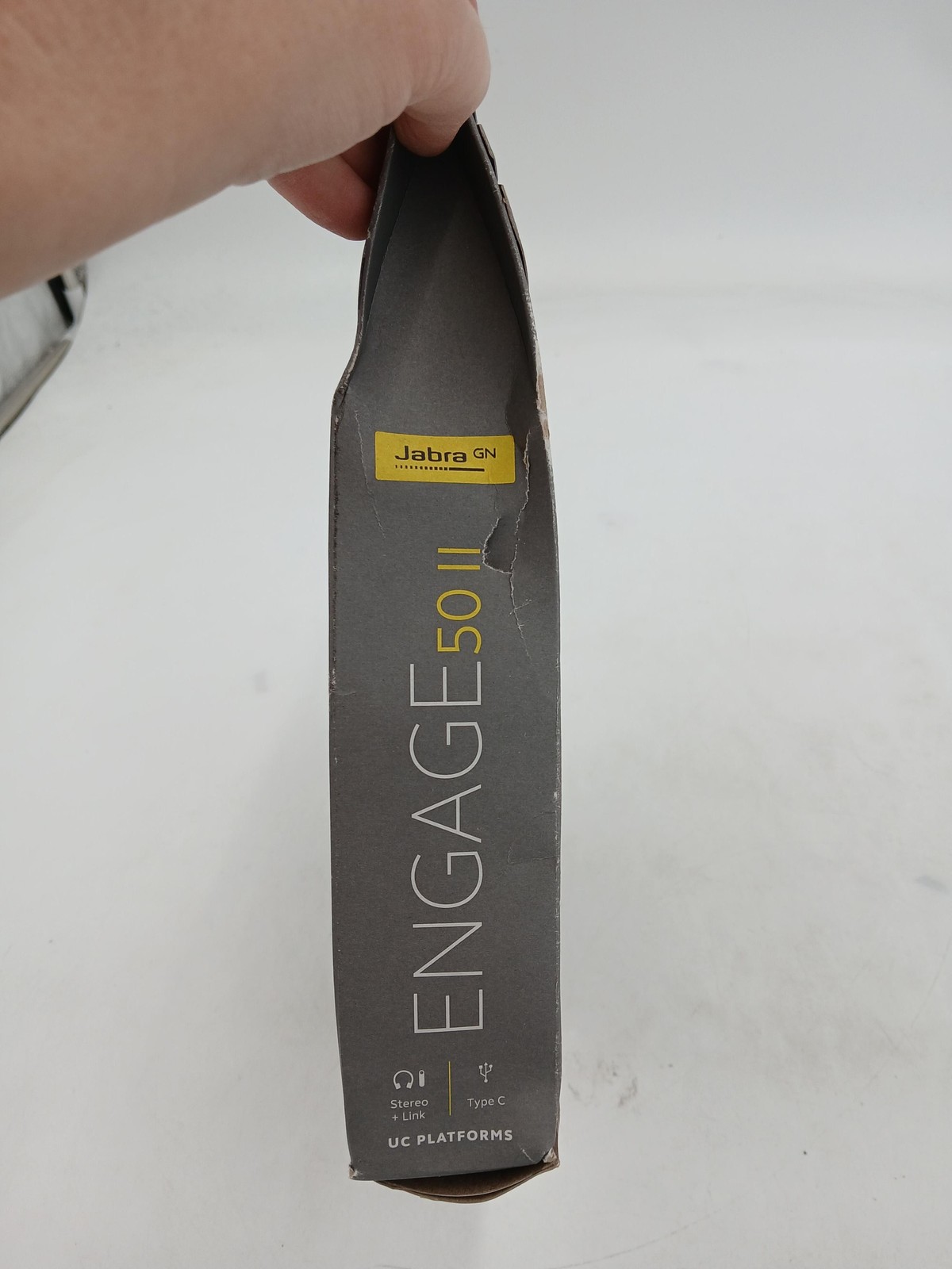 Jabra Engage 50 II USB-C Stereo Headset Black On Ear Boom Mic Inline Control