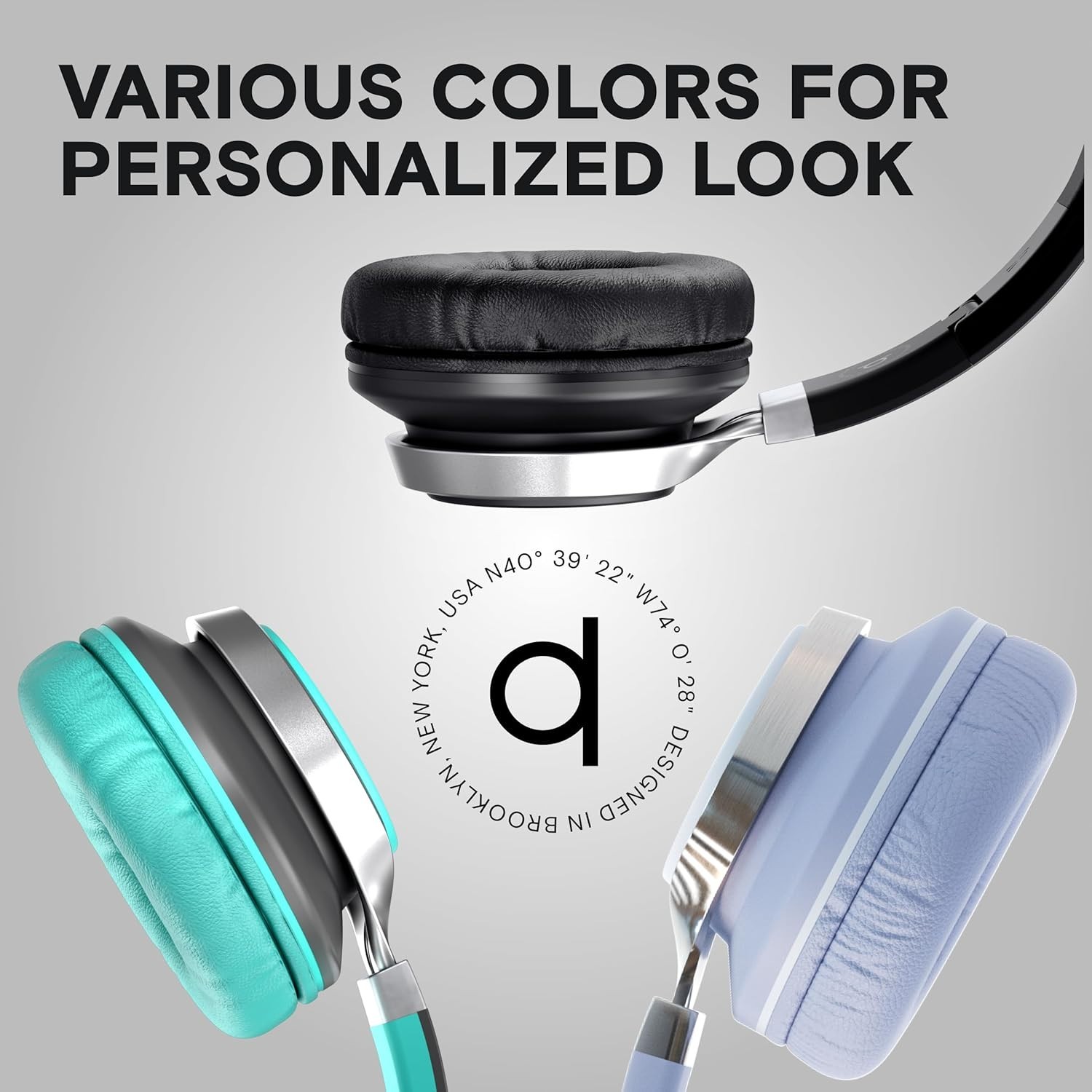 CL750 On-Ear Headphones with Mic & Volume Control for Gaming and Calls