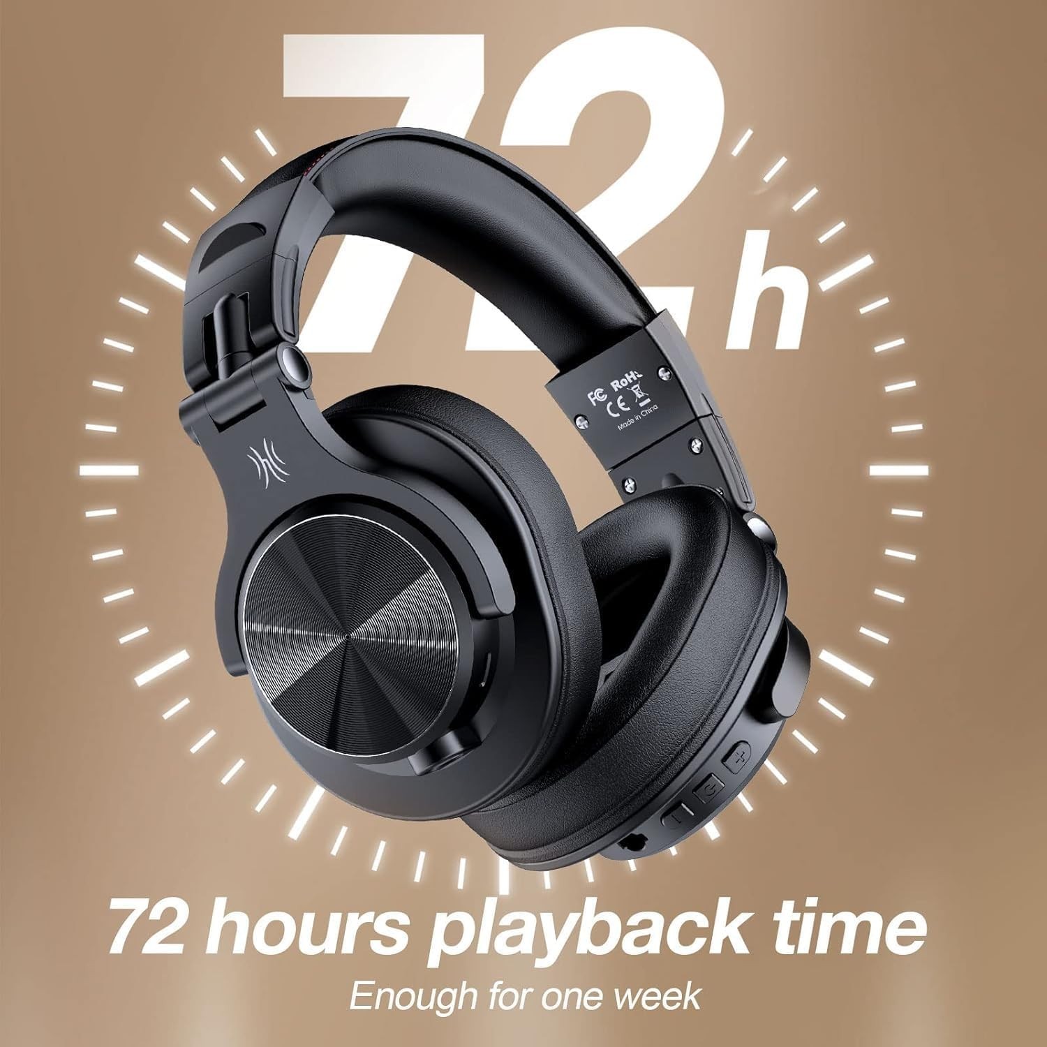 High-Resolution A70 Over-Ear Headphones: Bluetooth 5.3 & Sound Isolation