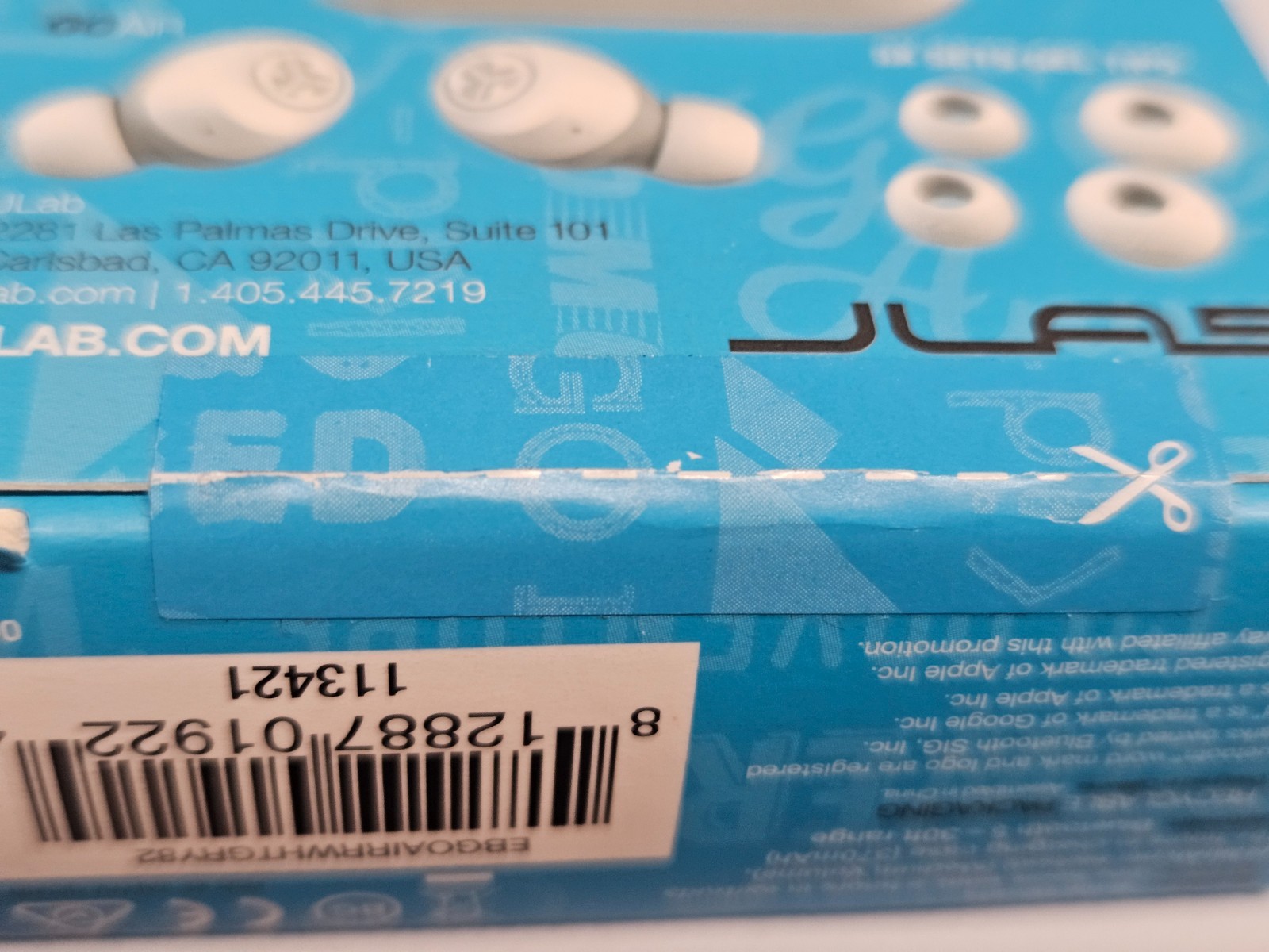 JLAB GoAir True Wireless Earbuds Small Fit Dual Connect Long Life – New & Sealed