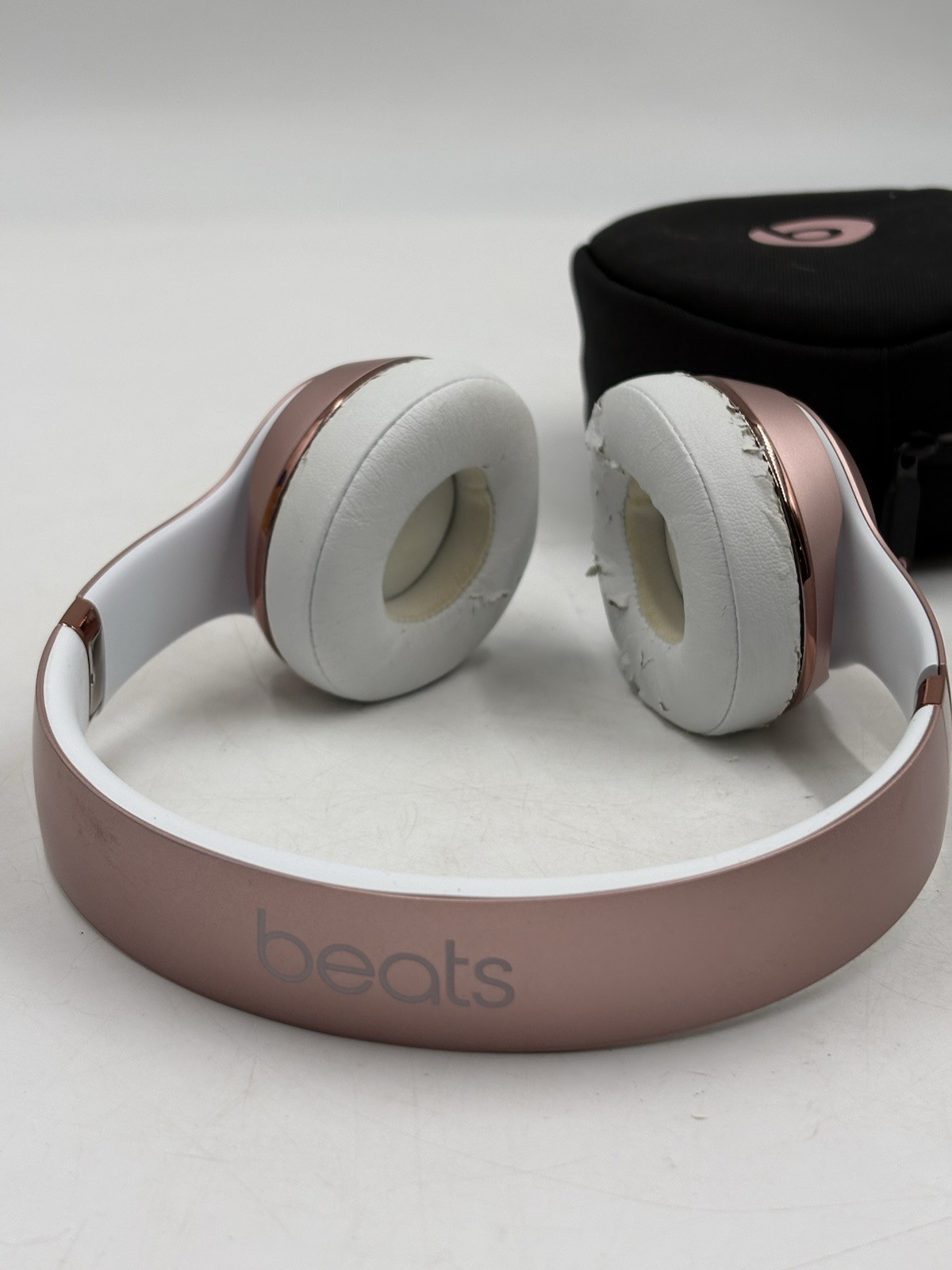 Beats Solo3 Rose Gold On-Ear Headphones Wireless Bluetooth Tested Working *READ*