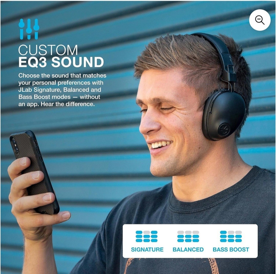 JLAB Studio PRO Wireless Over-Ear Headphones 50+ Hours Playtime Professional