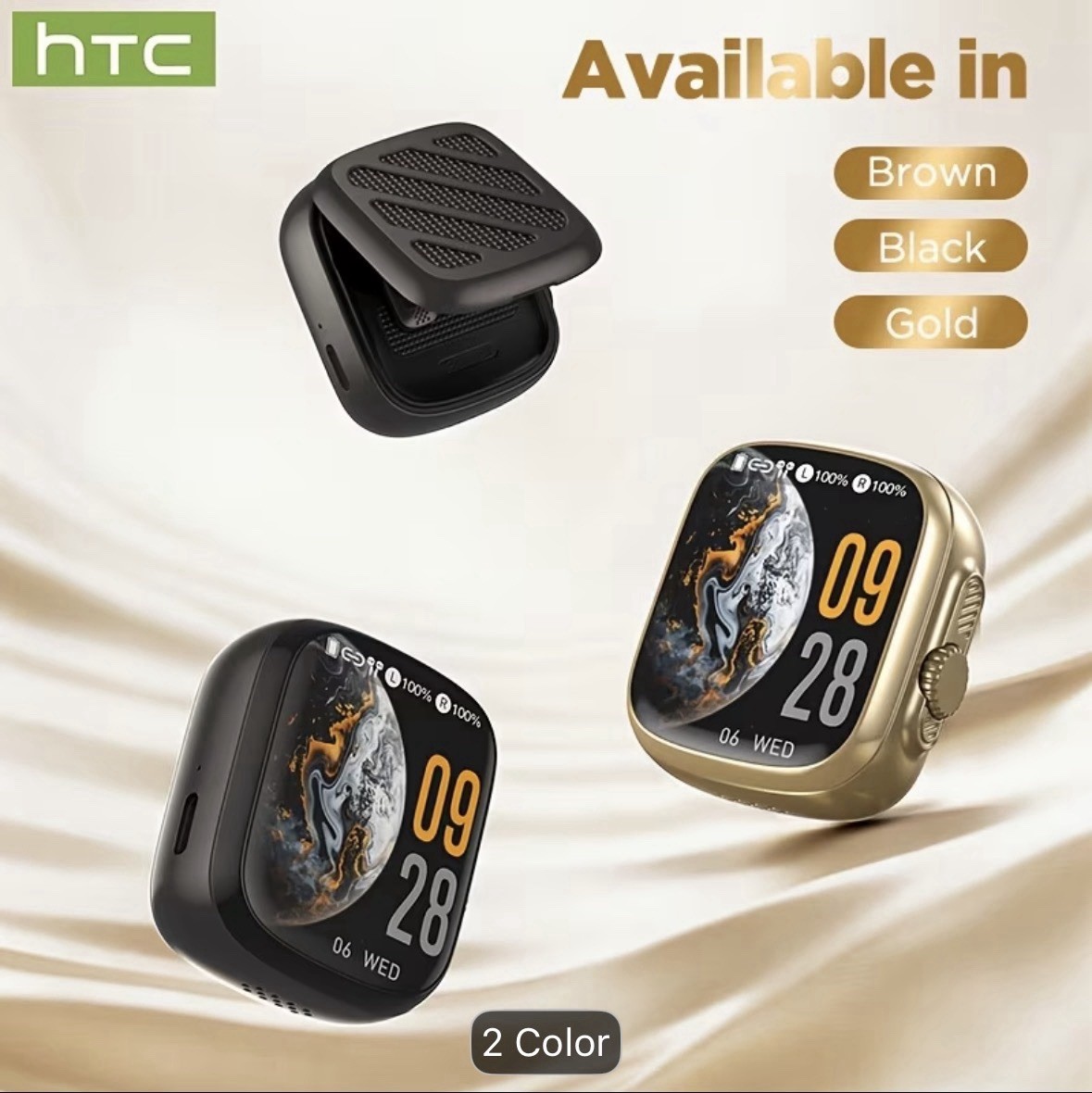 HTC NE72 AI Translator Open-Ear Wireless Headphones 134 Languages Translation