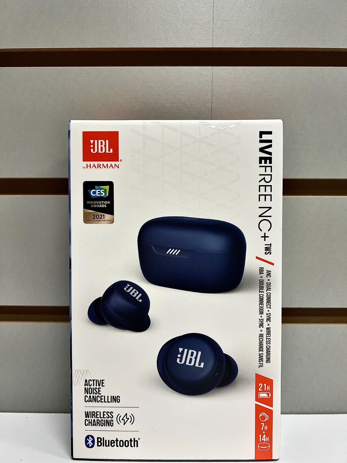 ✅JBL Live Free NC+ TWS True Wireless✅Bluetooth Noise-cancelling Earbuds – Blue✅