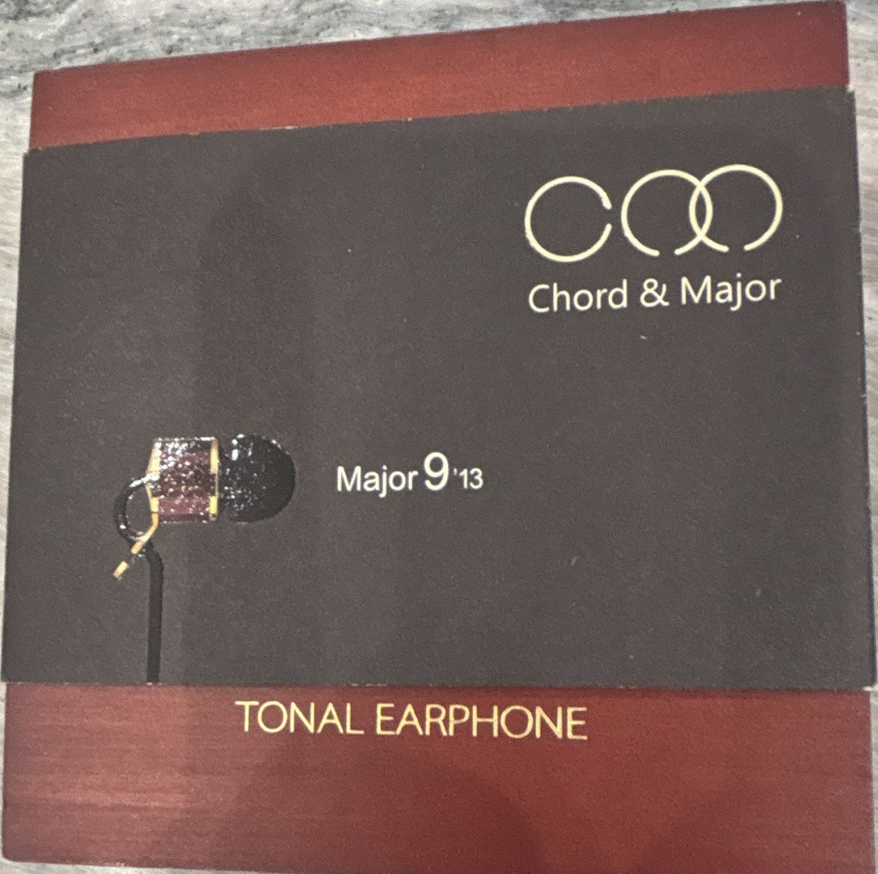 Chord & Major Major 9 ’13 In-Ear Earbuds Wired 3.5mm Stereo 1.2m Red Black