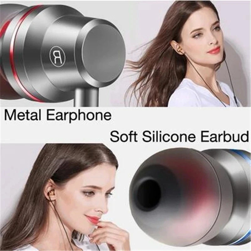 USB-C HIFI Bass Stereo Wired Earbuds Headset In-Ear Earphone Headphone MIC