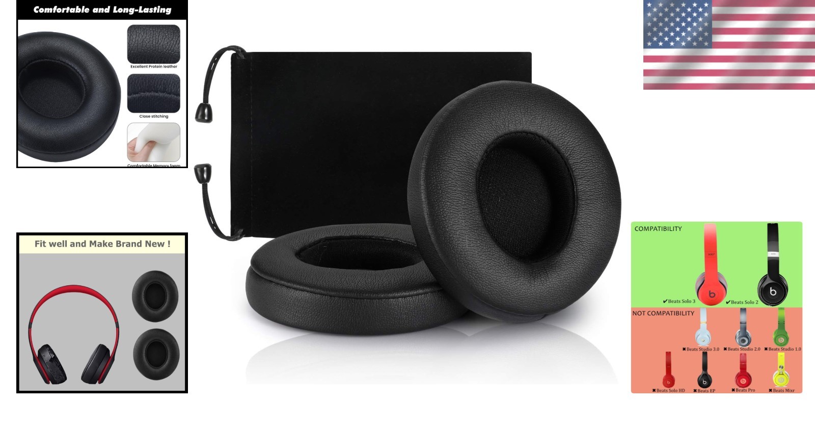 Beats Solo Headphone Earpads
