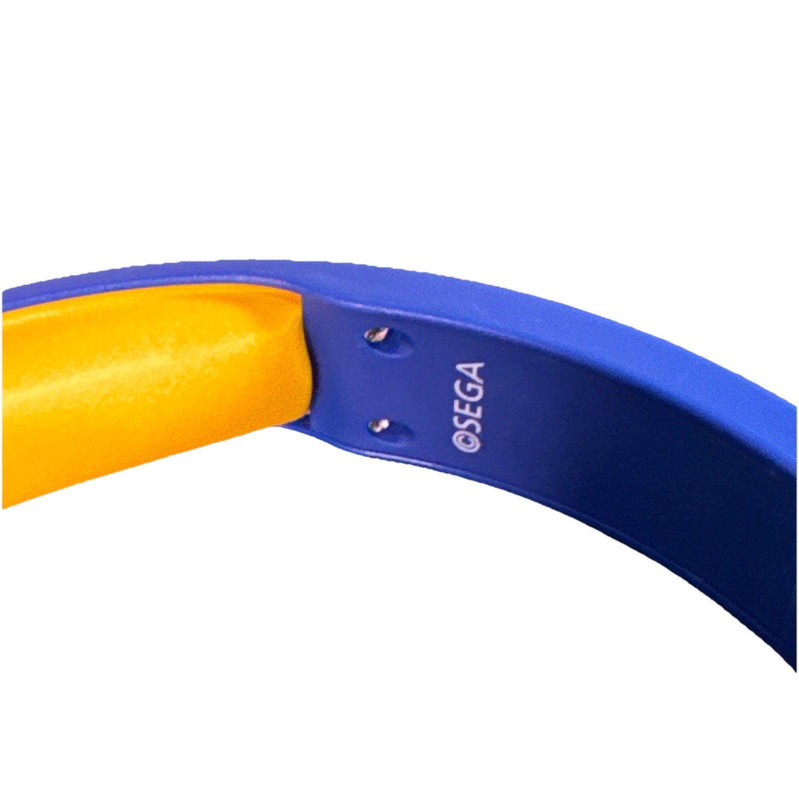 SEGA Sonic the Hedgehog Kids Wired On-Ear Headphones 3D Molded Blue Yellow