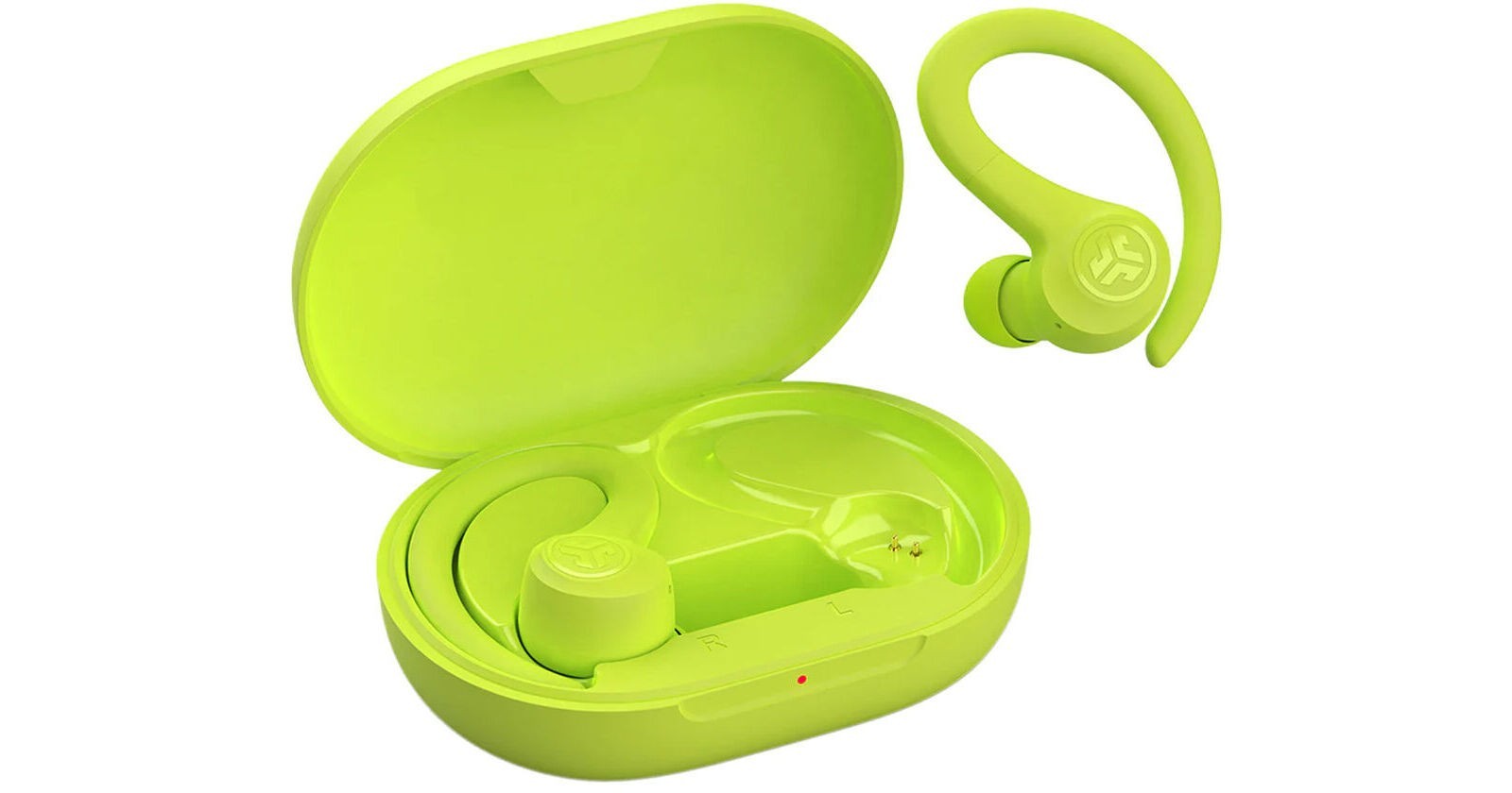 JLab Go Air Sport True Wireless Earbuds Headphones Neon Yellow