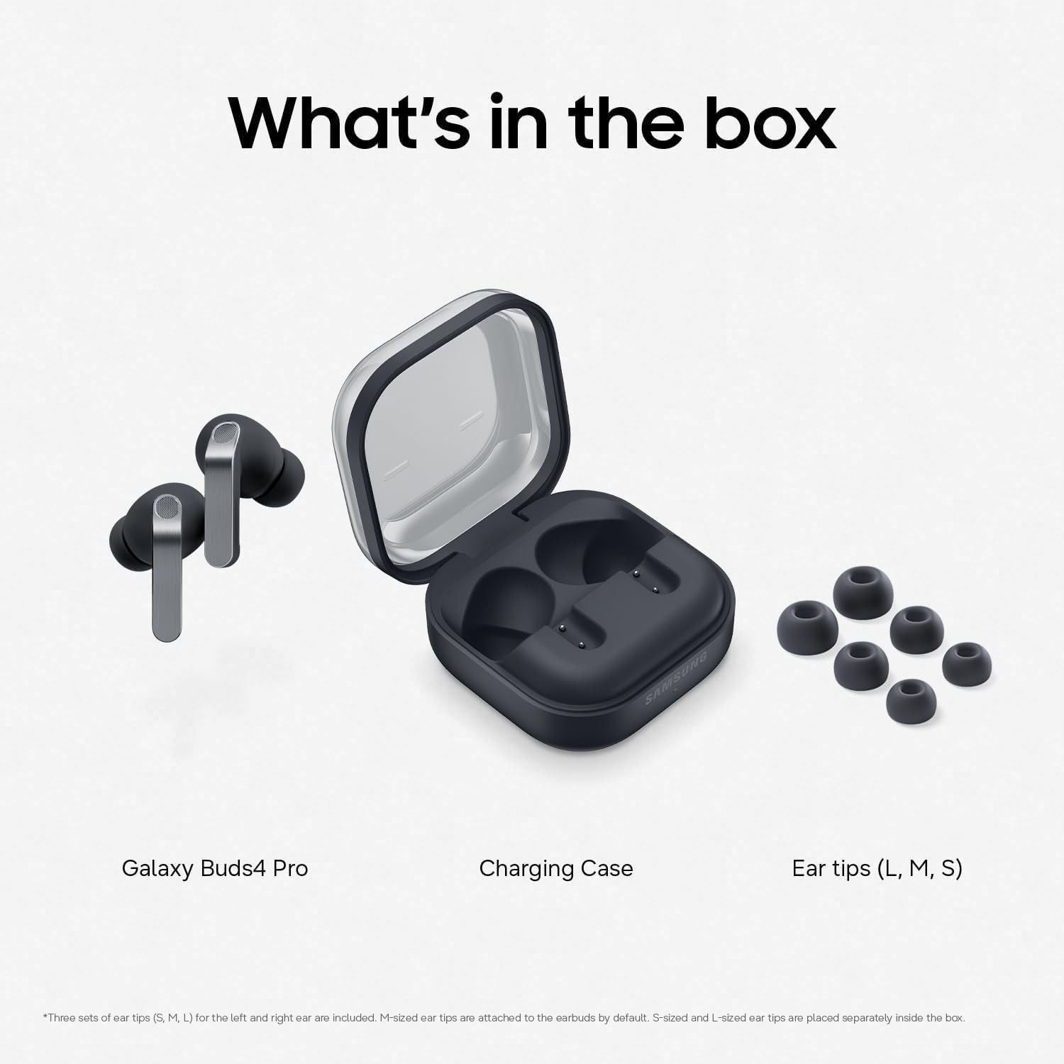 Samsung Galaxy Buds 4 Pro SM-R640 True Wireless Bluetooth with ANC Black – NEW