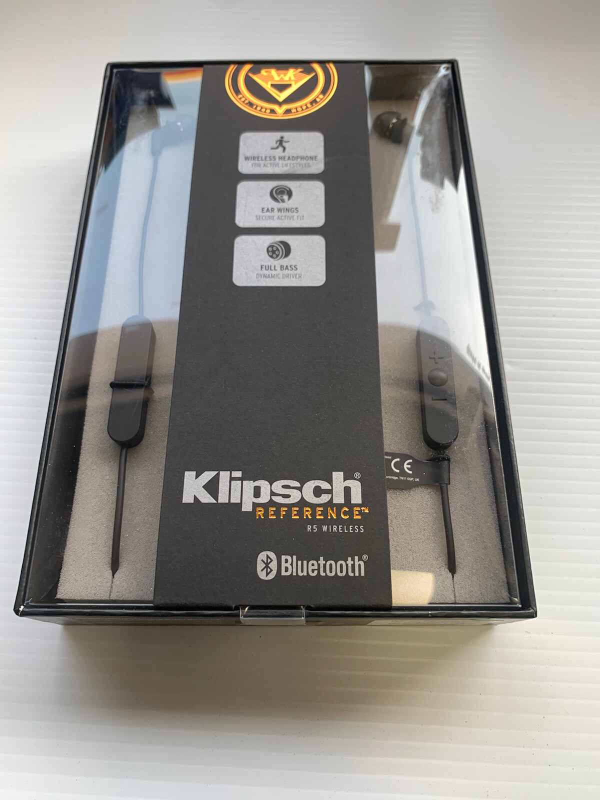 Klipsch R5 Wireless Bluetooth Headphones With 3 Buttons Remote And Mic Black