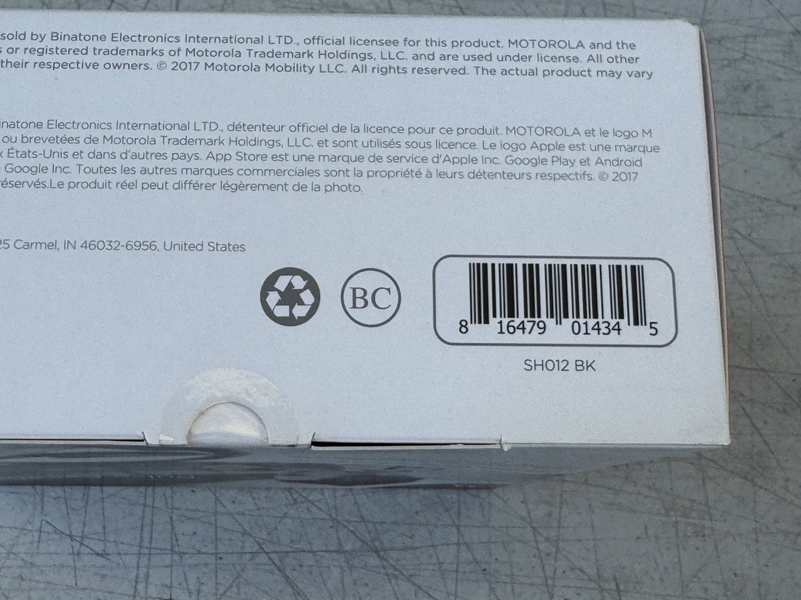 Motorola Mobile Accessories Pulse Escape Wireless Over-Ear Headphone(SH012-BK)