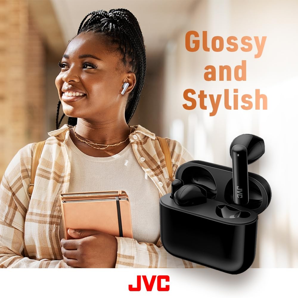 Jvc Wireless Earbuds Bluetooth 5.1 Compact Waterproof Long Battery Life 30 Hours