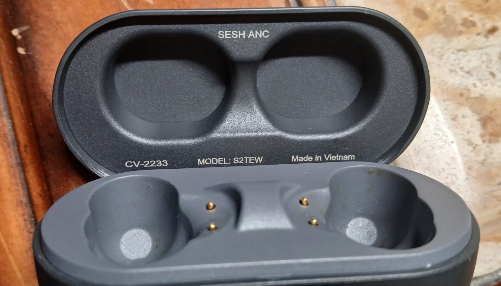 Skullcandy Sesh ANC Earbuds Charging Case Black Wireless Model S2TEW