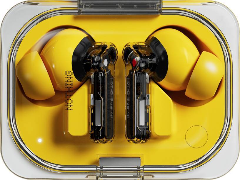 Nothing Ear (a) Hi-Res audio with LDAC Bluetooth Headset (Yellow,True Wireless)