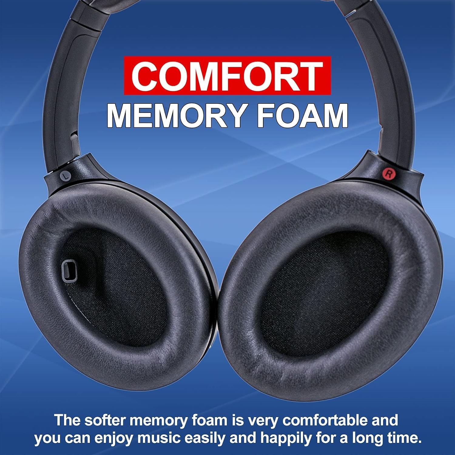WH-1000XM4 Earpads Replacement – Luxurious Memory Foam for Ultimate Comfort