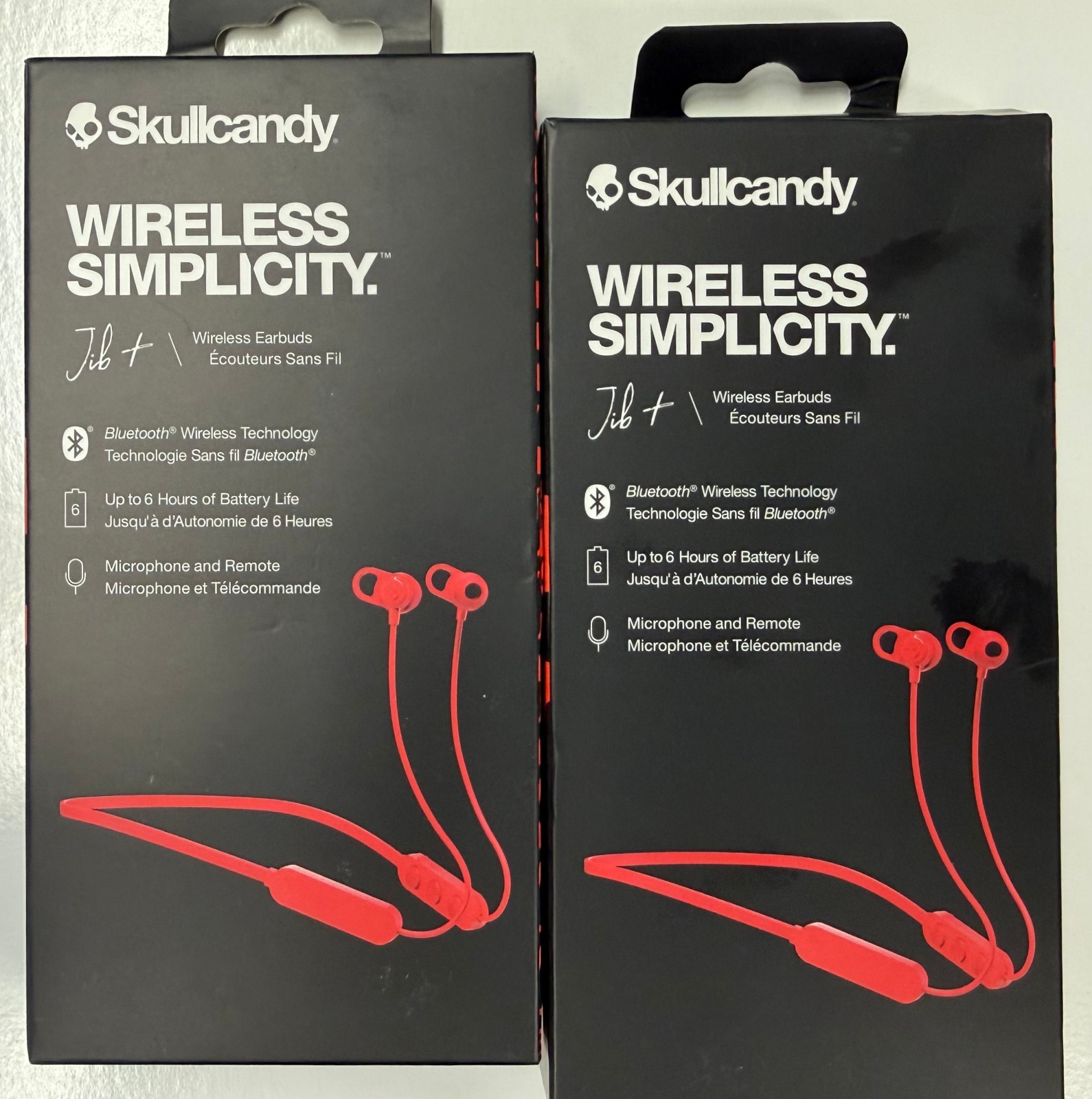 2/$19.99 Skullcandy “Jib+” Wireless Earbuds (RED)(S2JPW-M010)(118)