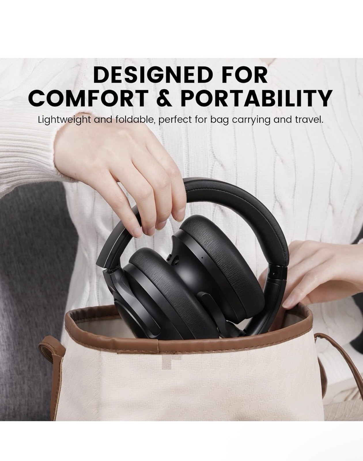1Mii Y8+ Noise Cancelling Headphones Bluetooth Wireless LDAC Hi-Res Audio Cus…