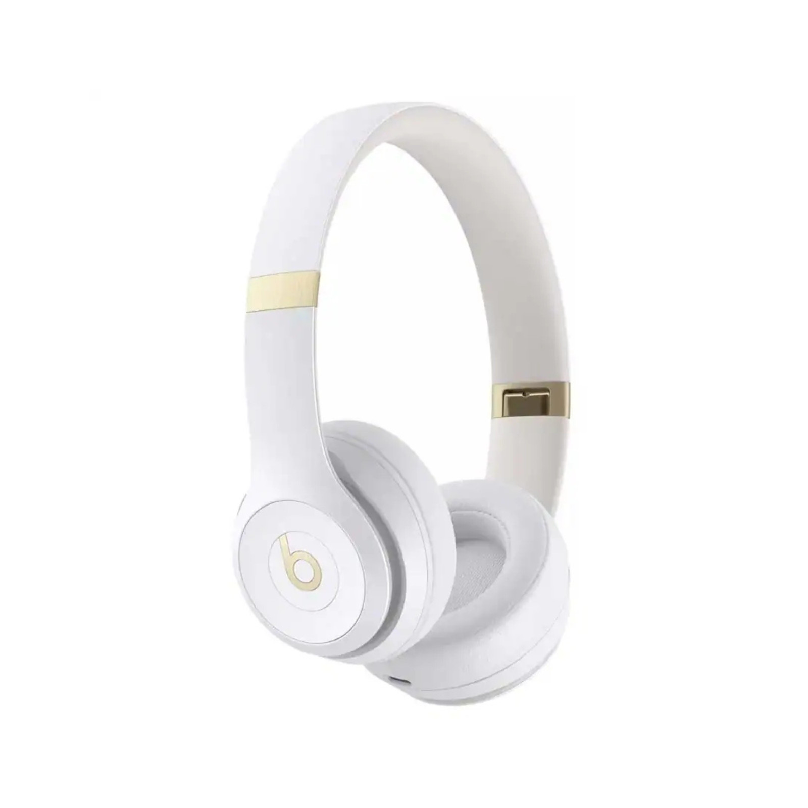 Beats Solo 4 True Wireless On-Ear Headphones -White And Gold