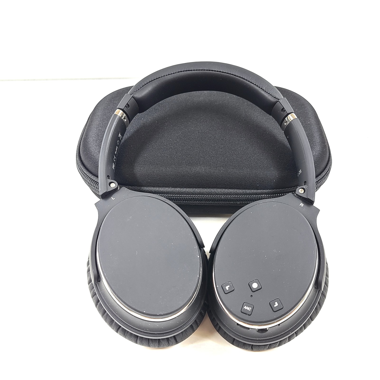 Srhythm NC25 Active Noise Cancelling Stereo Headphones Black – Micro-USB Grade A